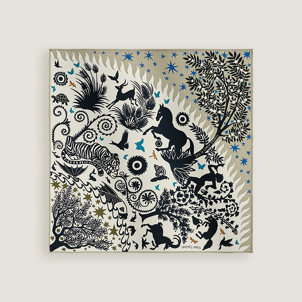 Sous le Charme d'Orphee Detail scarf 45 | Hermès Netherlands